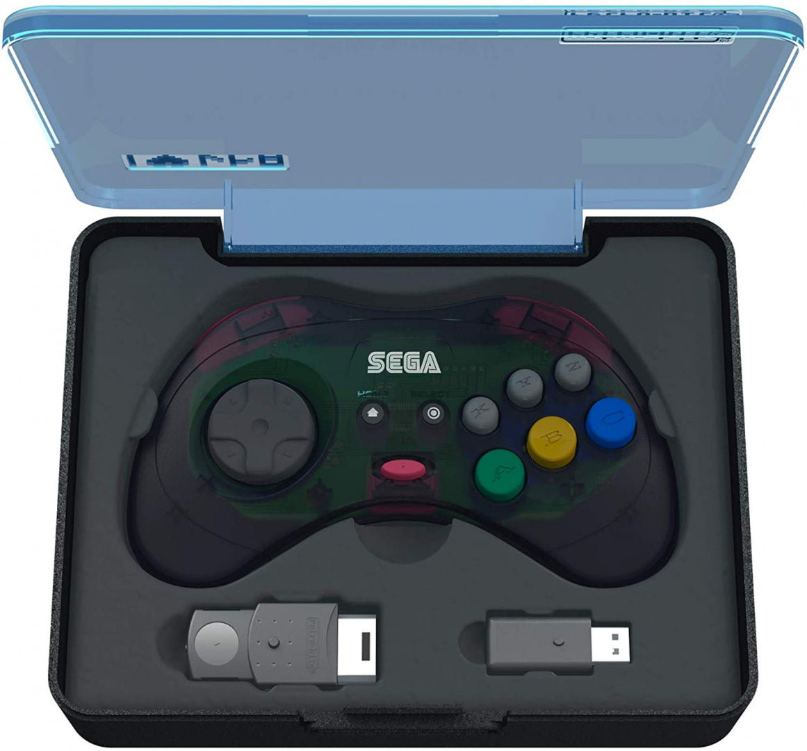 Retro-Bit SEGA Saturn 2.4G Wireless Controller slate grey Gamesellers.nl