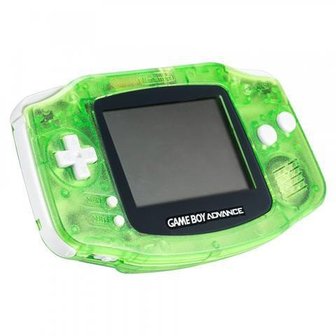 Gameboy Advance Transparant Green Gamesellers.nl