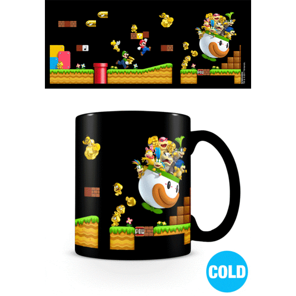 Super Mario gold coin rush heat changing mug Gamesellers.nl