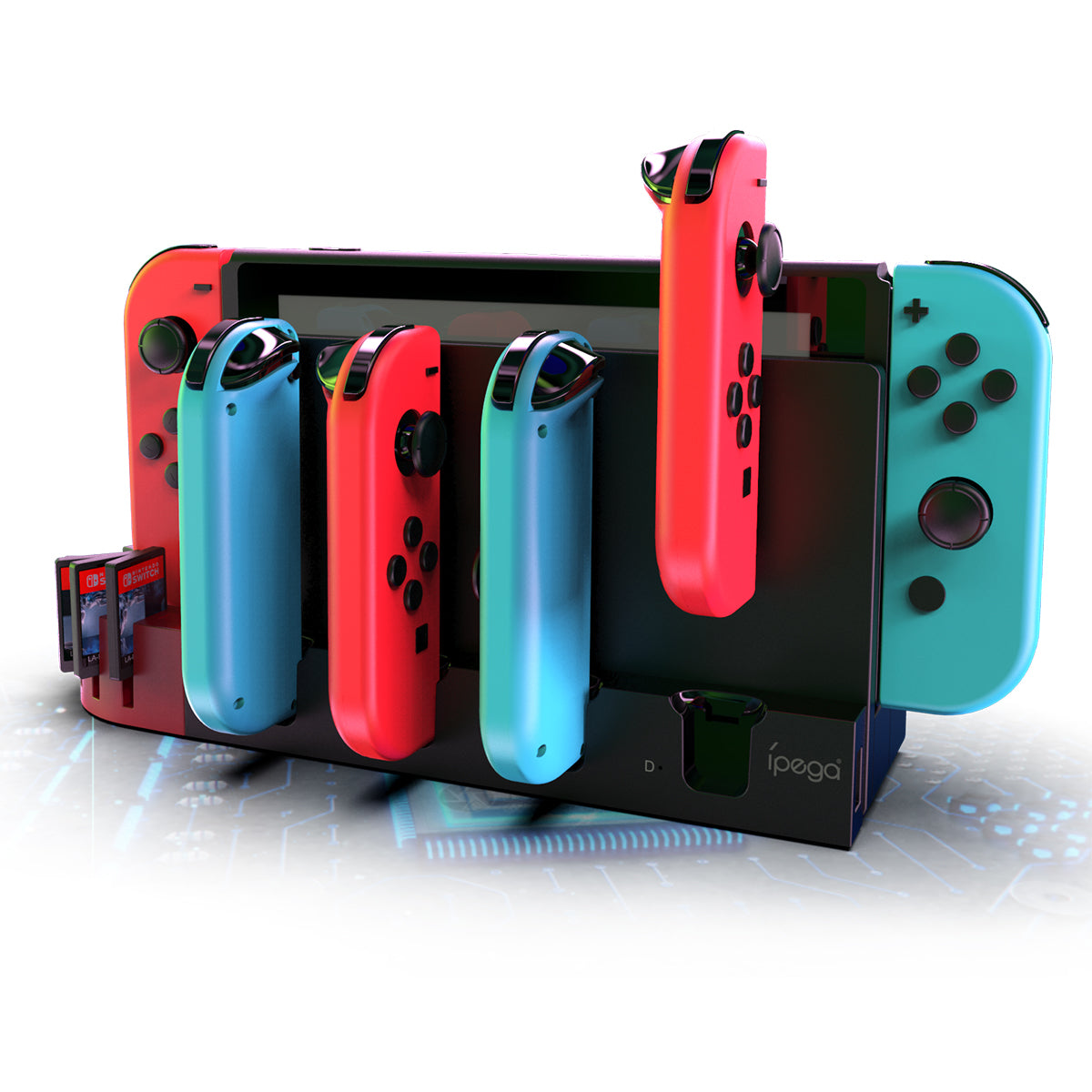 iPega luxe charging dock voor Nintendo Switch Joy-Cons Gamesellers.nl