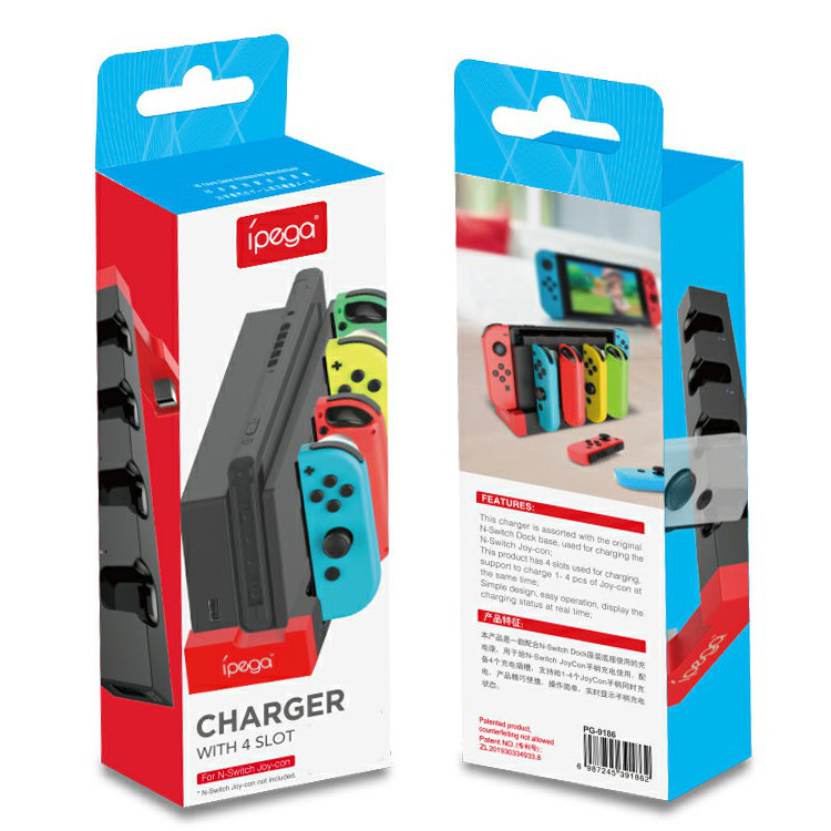 iPega charging dock voor Nintendo Switch Joy-Cons Gamesellers.nl
