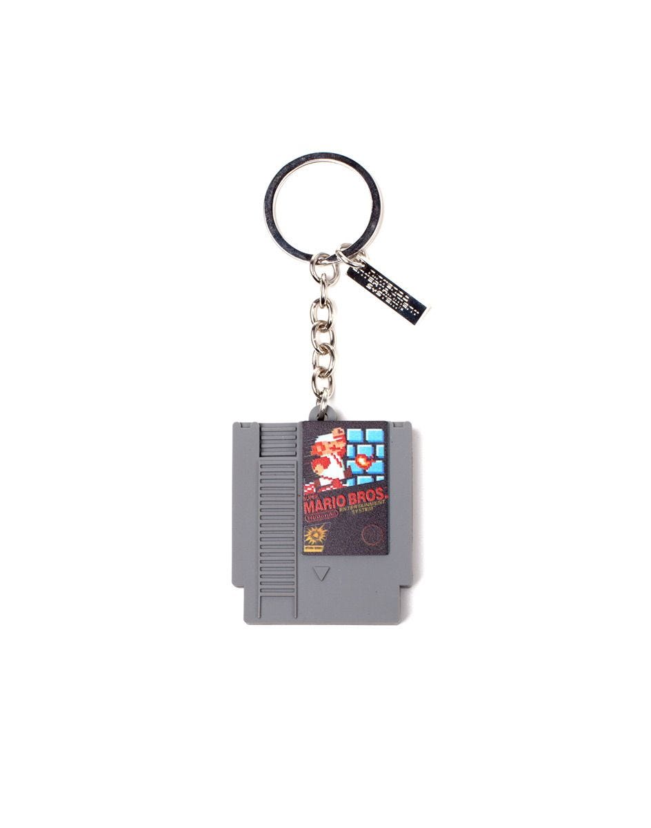 Nintendo Cartridge 3D rubber keychain Gamesellers.nl
