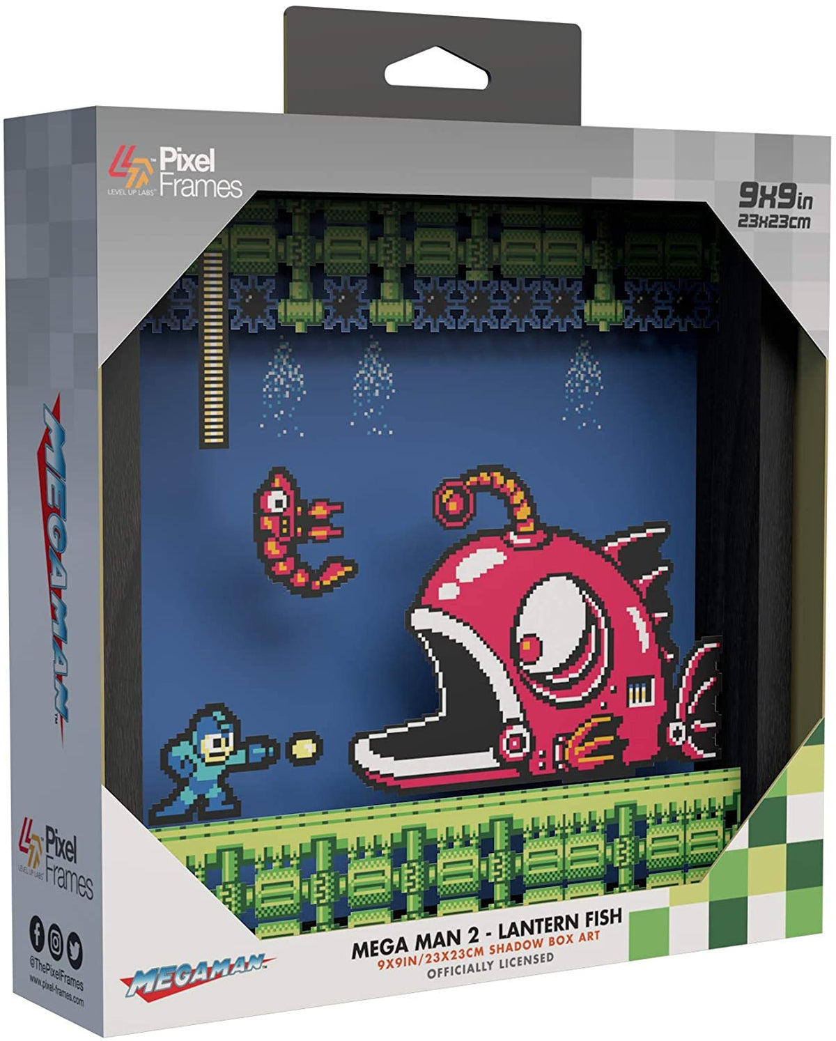 Pixel Frames - Megaman 2 Lantern Fish Gamesellers.nl