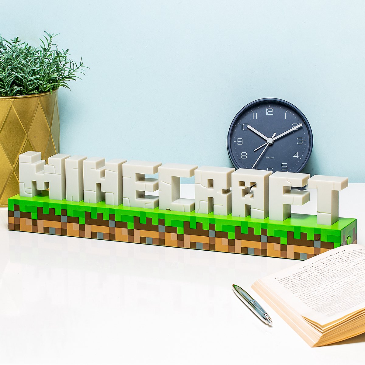 Minecraft logo light Gamesellers.nl