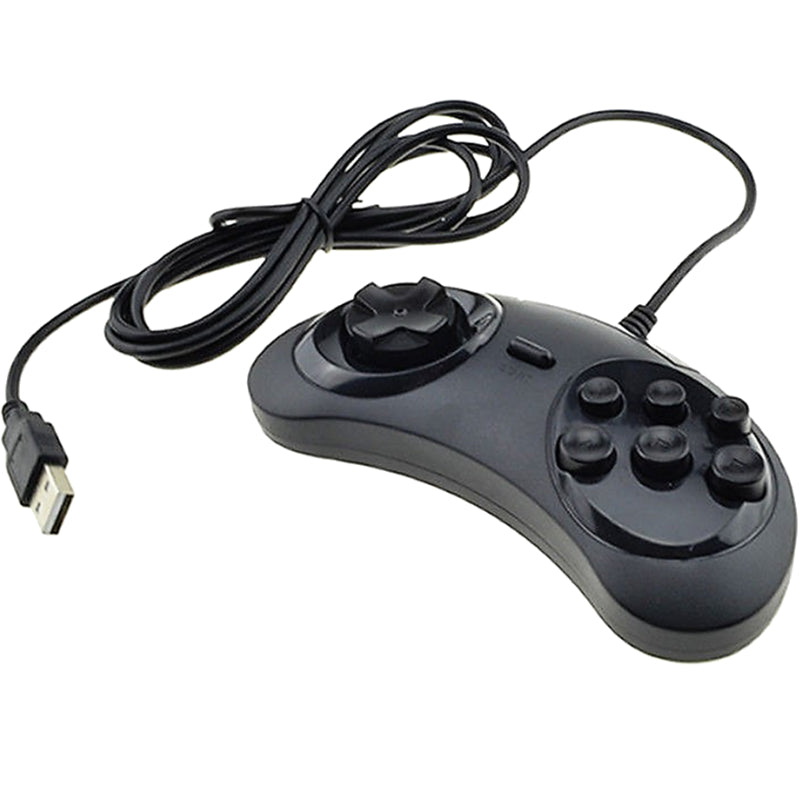 Sega Mega drive 6 button style controller USB Gamesellers.nl