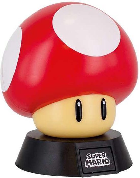Super Mario Super Mushroom Icon Light Gamesellers.nl