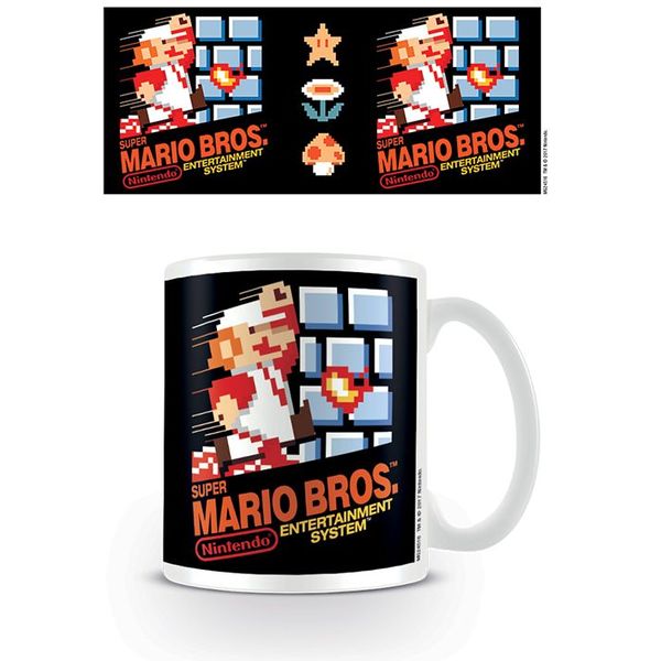 Super Mario Nes cover mug Gamesellers.nl