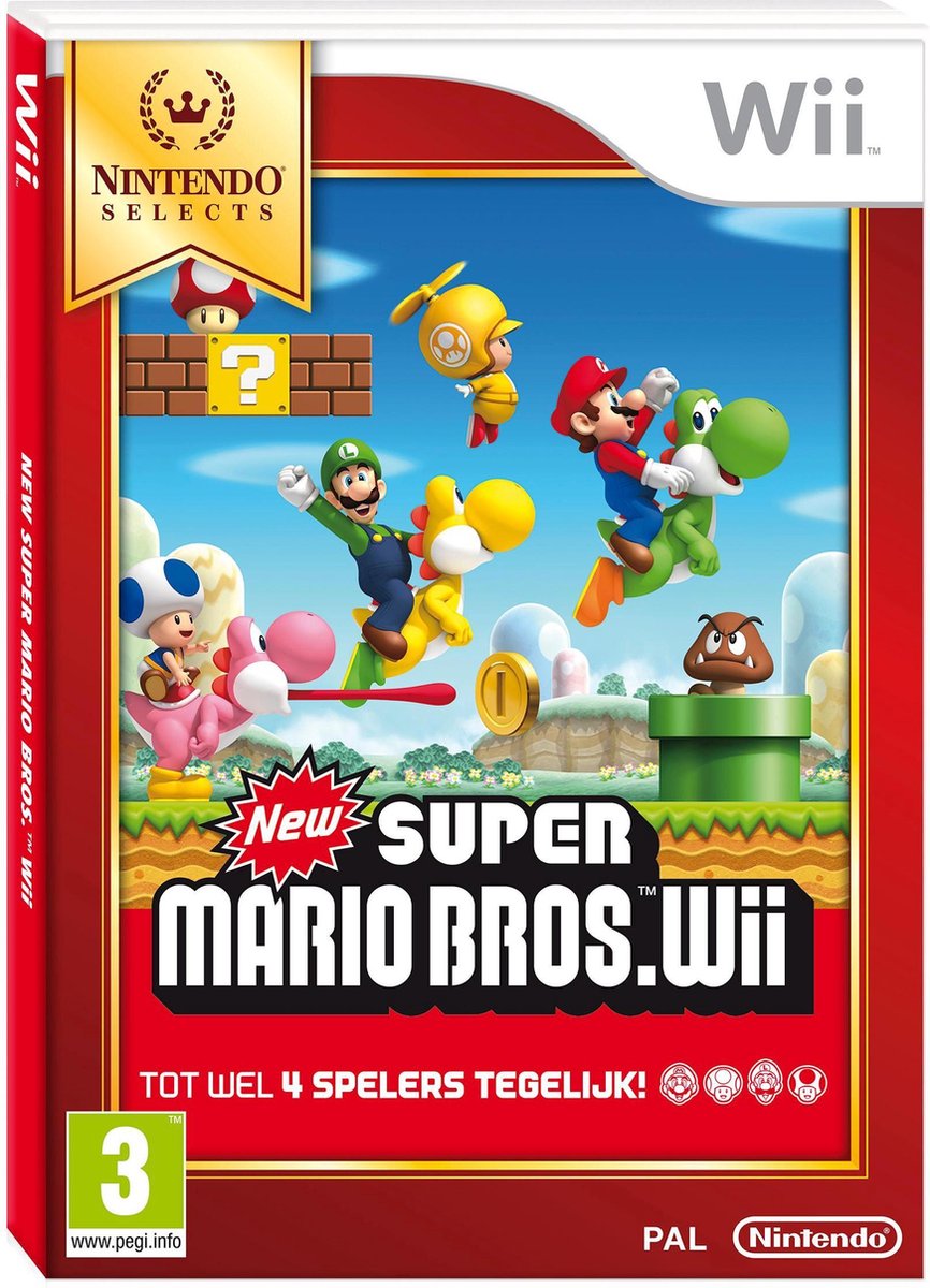 New super Mario bros Wii Gamesellers.nl