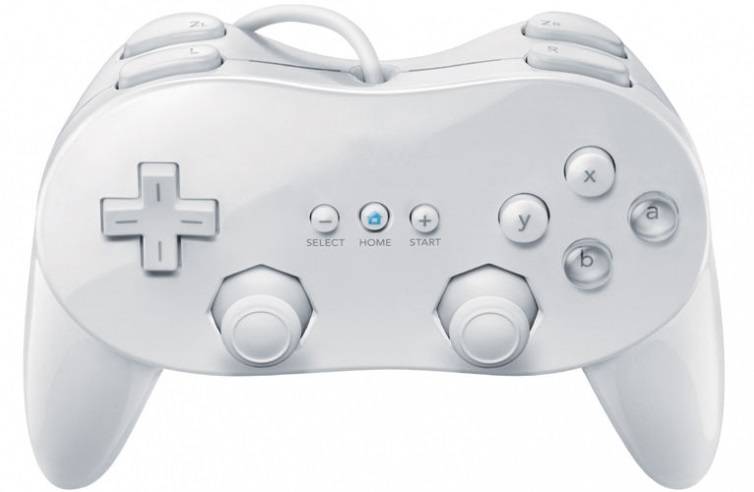 Classic PRO controller wit 3rd party voor Nintendo Wii Gamesellers.nl
