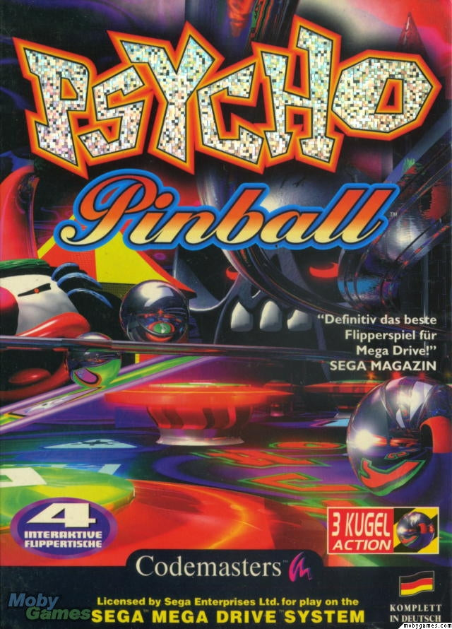 Psycho pinball Gamesellers.nl