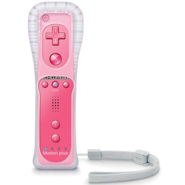 Wii remote controller roze motion plus 3rd party NIEUW Gamesellers.nl