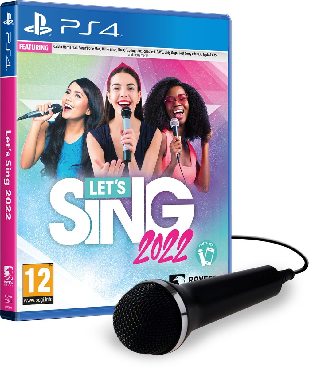 Let&#39;s Sing 2022 + 1 microfoon Gamesellers.nl
