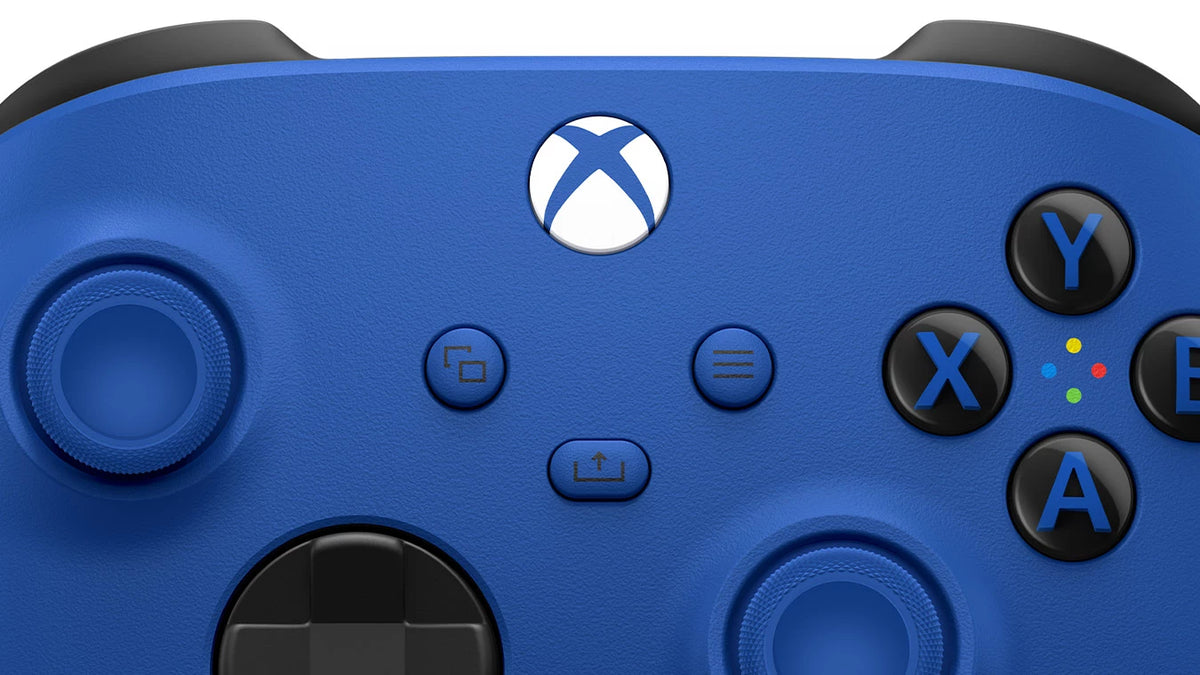 Xbox wireless controller voor Xbox Series X | S en Xbox One - Shock Blue Gamesellers.nl