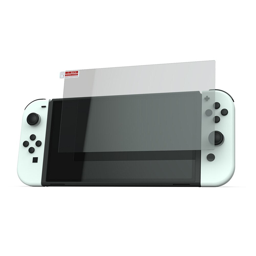 Tempered glass 9H screen protector voor Nintendo Switch OLED Gamesellers.nl