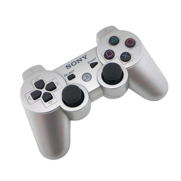 Sony PS3 Dualshock 3 controller origineel zilver Gamesellers.nl