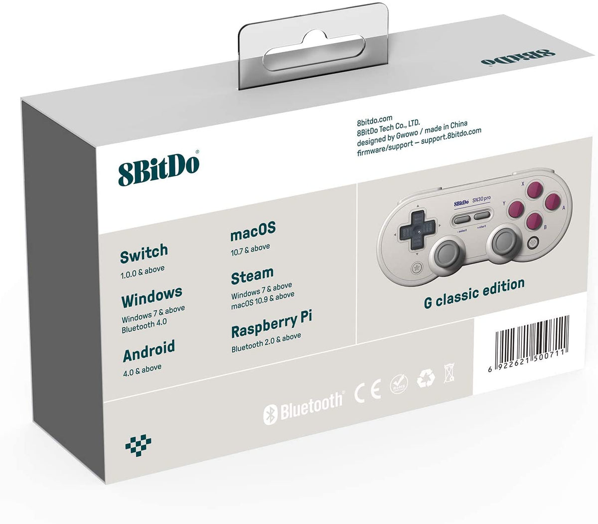 8bitdo SN30 Pro G Classic Gamepad bluetooth controller Gamesellers.nl