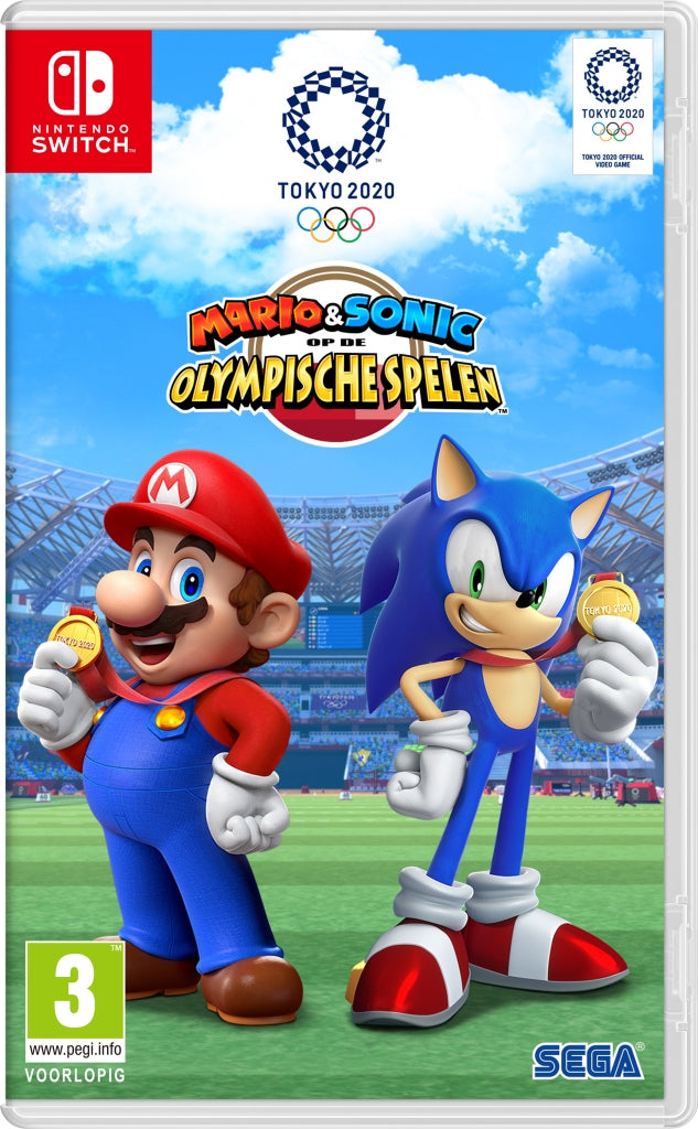 Mario & Sonic at the olympic games Tokyo 2020 Gamesellers.nl