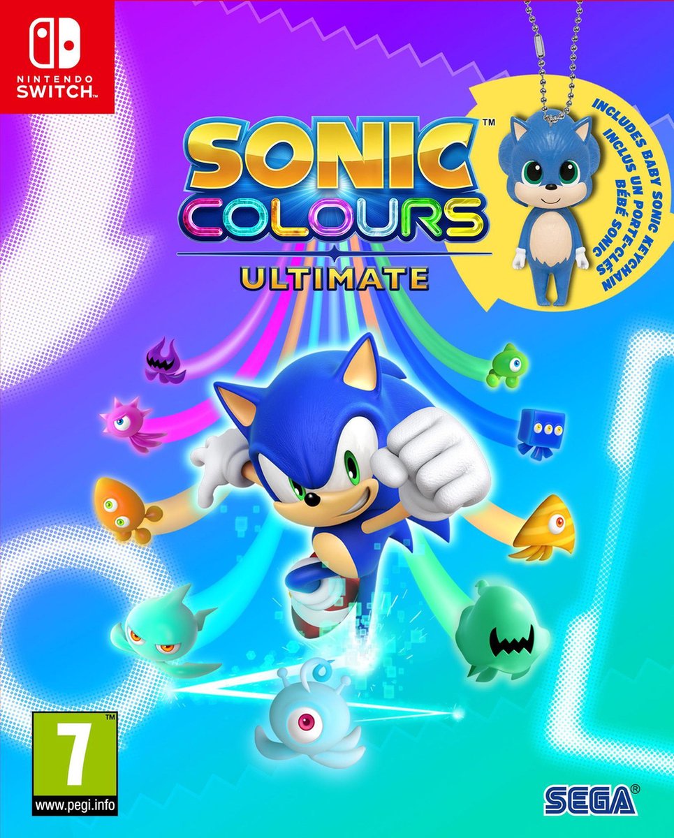 Sonic Colours Ultimate - Day One Edition incl. Baby Sonic Keyring Gamesellers.nl