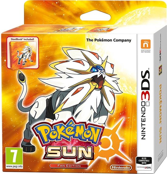 Pokemon Sun fan edition Gamesellers.nl