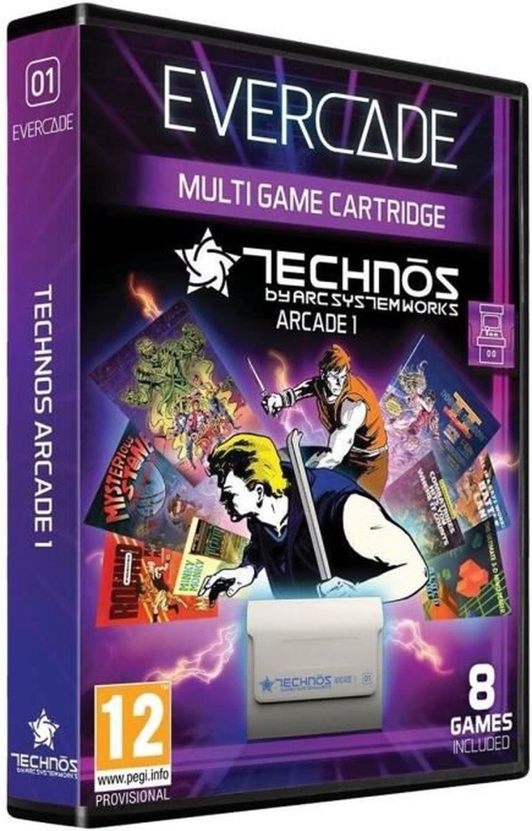 Evercade Technos Arcade Cartridge 1 Gamesellers.nl