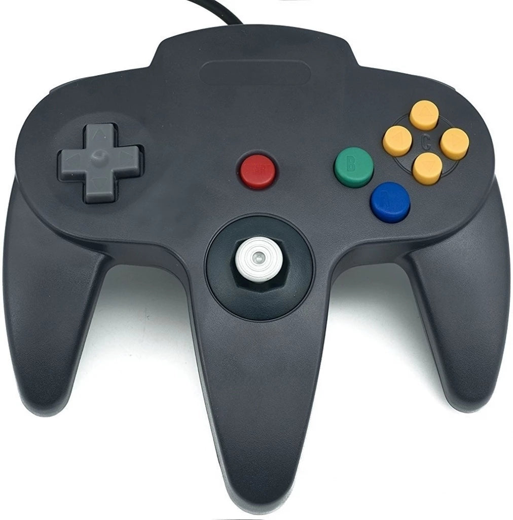 Teknogame controller voor Nintendo 64 zwart Gamesellers.nl