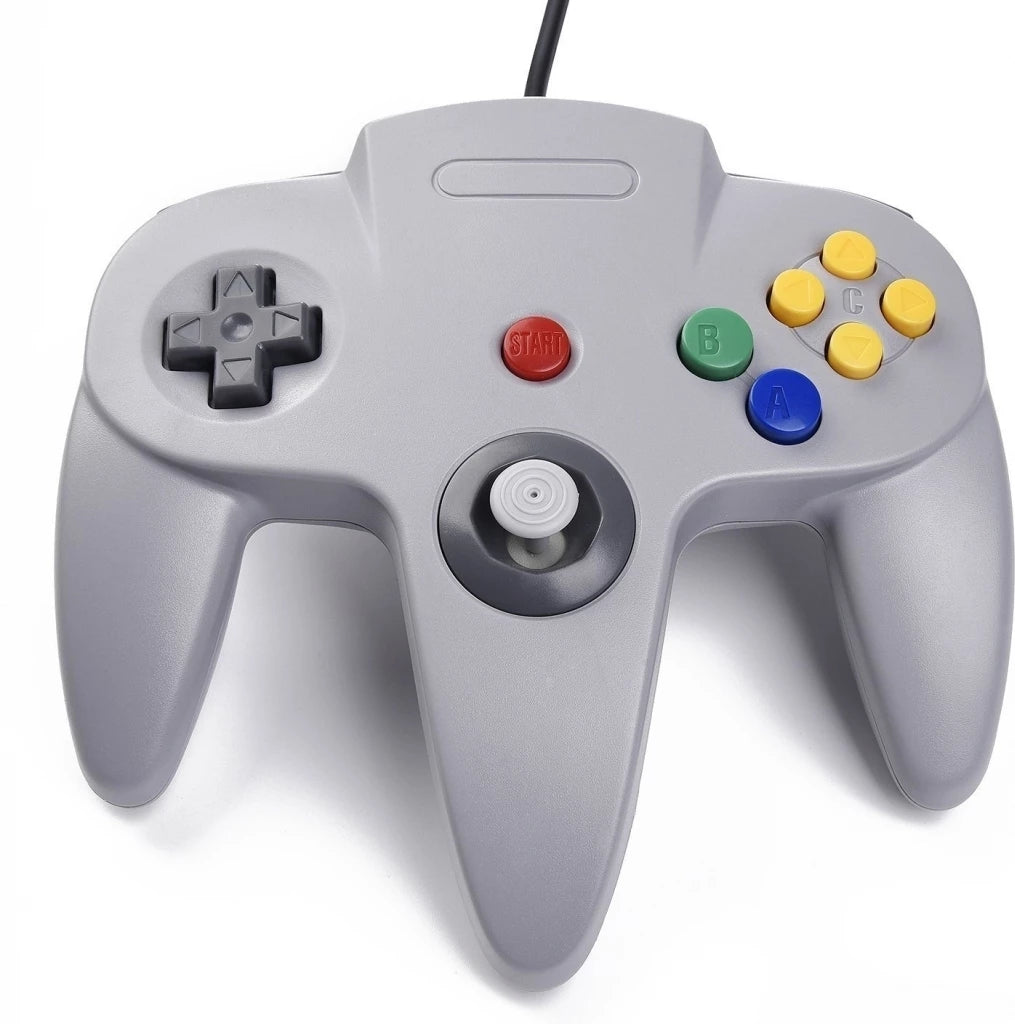 Teknogame controller voor Nintendo 64 grijs Gamesellers.nl