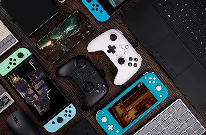 8BitDo Ultimate controller voor Switch, PC, Android wit Gamesellers.nl