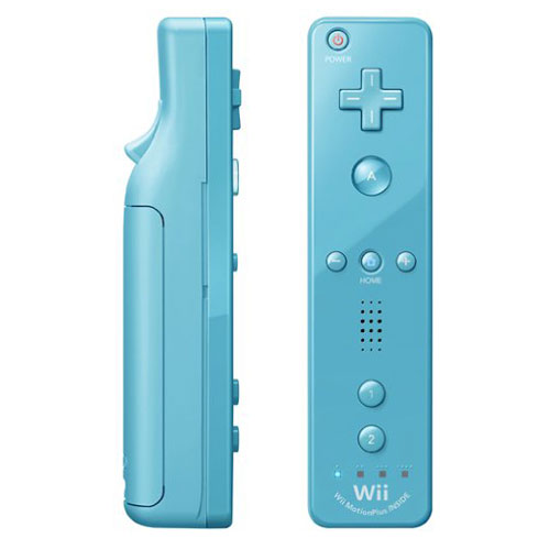 Wii remote controller motion plus blauw origineel Gamesellers.nl