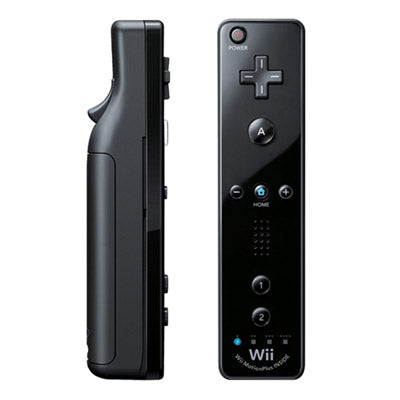 Wii remote controller motion plus zwart origineel Gamesellers.nl