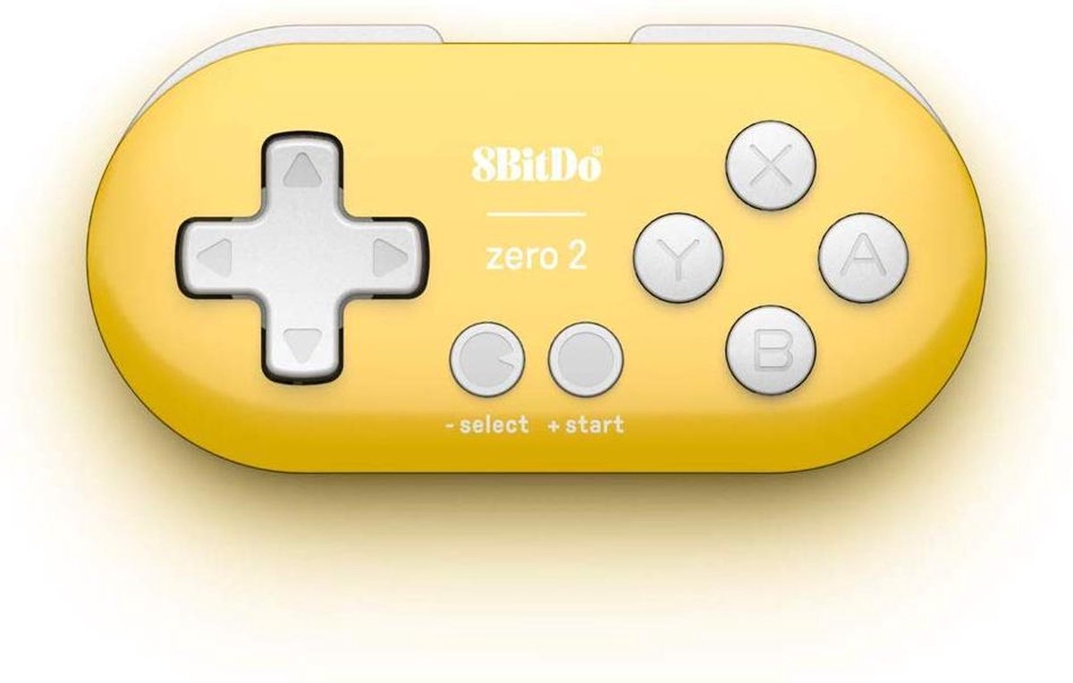 8BitDo Zero 2 bluetooth controller Yellow Edition Gamesellers.nl